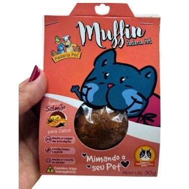 Imagem de Muffin Para Gatos Sabor Salmão 30 g - PADOCAO