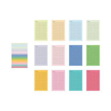 Imagem de Bloco De Notas Colorido Com 120 Folhas, Bloco De Notas Destacável Para