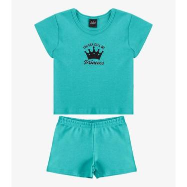 Imagem de Conjunto Infantil Blusa com Shorts Select Verde, 3, Verde