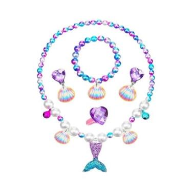 Imagem de Fantasia De Princesa Ariel Para Meninas, Vestido De Cosplay Da Disney 