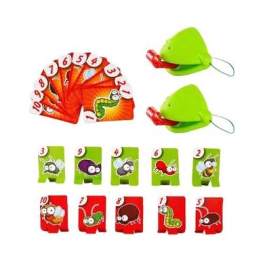 Imagem de Jogo De Tabuleiro Infantil E Familiar Com Máscara De Sapo E Lagarto, C