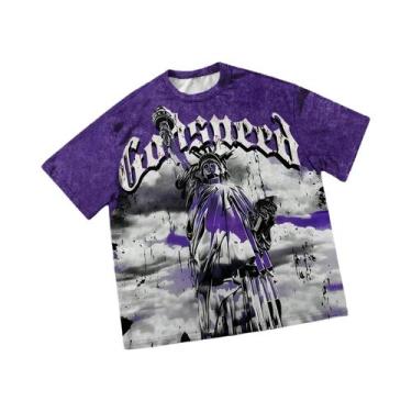 Imagem de Camiseta Masculina Casual De Verão 2025 Respirável E Macia Com Estampa