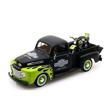 Imagem de Miniatura Carro Ford F-1 Com Moto