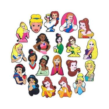 Imagem de Pingentes De Sapato Infantil Disney Princesas 10-20 Peças Decorações D