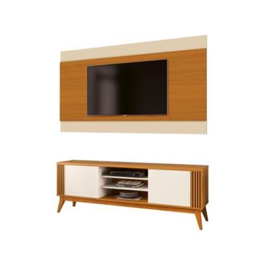 Imagem de Rack para TV até 60 Bancada 2 Portas - EDN Móveis + Painel para TV até