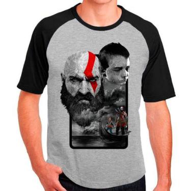 Imagem de Camiseta kratos god of war games jogos camisa masculina lançamento 02 