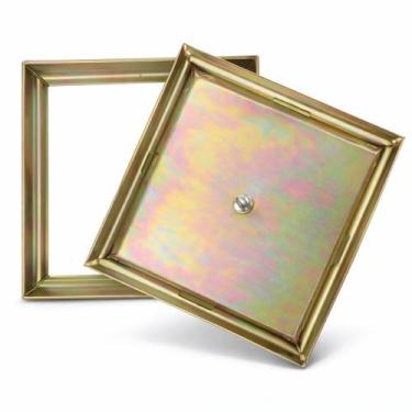 Imagem de Tampa de Caixa Passagem de Gordura Esgoto 60x60cm Serfes Dourado