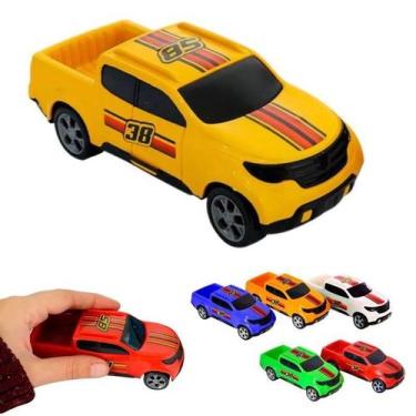 Imagem de Kit Com 02 Carrinhos Caminhonete Pick-Up De Brinquedo - Bs Toys