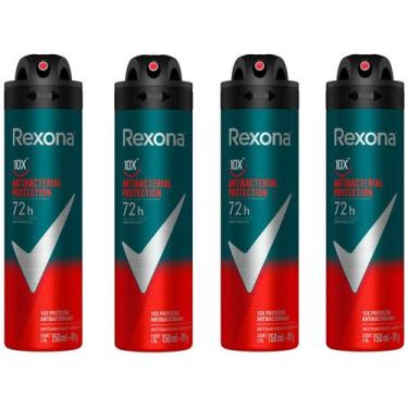 Imagem de Kit Desodorante Aerossol Masculino Rexona - Antibacterial Protection 7