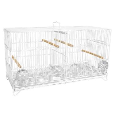 Imagem de Gaiola Criadeira Para Canário 6 Comedouros Meia Lua Quatiguá