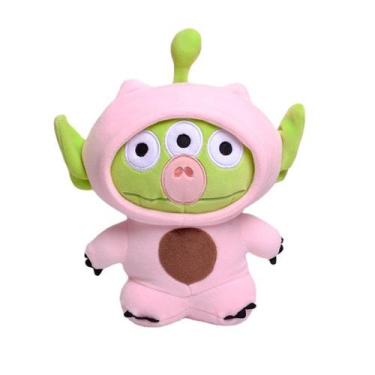 Imagem de Boneca de brinquedo de pelúcia rosa e verde Alien 20cm Anime - yiweisa