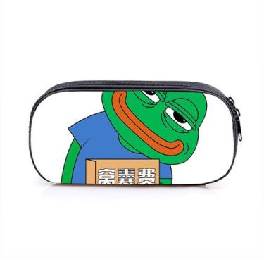 Imagem de Bolsa de lápis Sads Frogs Anime Big Capacity Stationery 20x5x10cm - Yi
