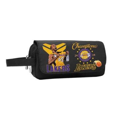 Imagem de Estojo para lápis Kobes Bryants Cartoon Anime de grande capacidade - y