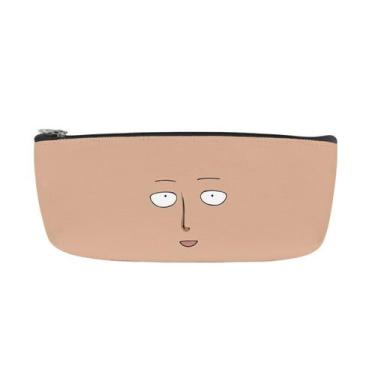 Imagem de Bolsa de lápis Anime Pencil Box One Punch Man Saitama 21x2x9cm - yiwei