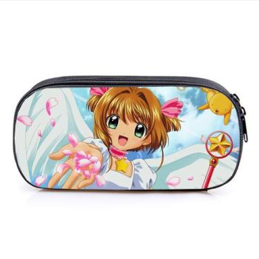 Imagem de Bolsa de lápis Cards Captors Sakura Kinomoto Anime Pen Oxford - yiweis