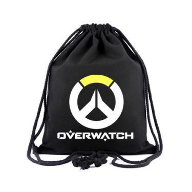Imagem de Bolsa com cordão Overwatch Anime String Swim Gym Bag 40x34cm - Yiweisa