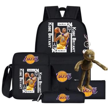 Imagem de Conjunto de mochilas Kobes Bryants Cartoon Kids School Nylon - Yiweisa