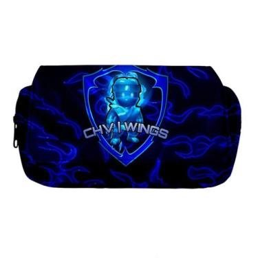 Imagem de Estojo de lápis 3D Stumbles Guys Cartoon Anime Bolsa de lápis grande -