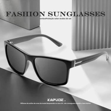 Imagem de Óculos De Sol Polarizados UV400 Para Ciclismo Masculino KAPVOE, Moda P