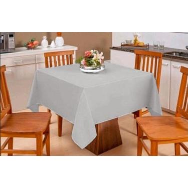 Imagem de 15 Toalha De Mesa 1,50 x 1,00 Tecido Oxford - Poli, Cinza