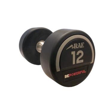Imagem de Dumbbell epic cpu com pegada em aco inox 46kg - RAE FITNESS, U