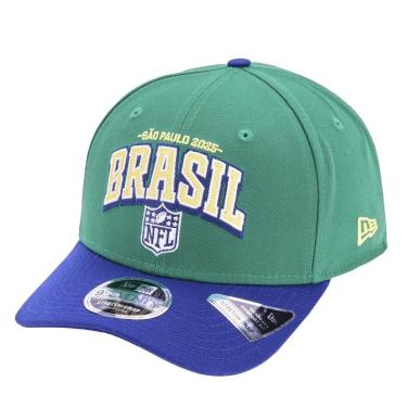 Imagem de Boné New Era 9SEVENTY Stretch Snap NFL Game Brasil 2025-Masculino