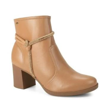 Imagem de Bota Feminina Dakota Strass Salto Bloco Estilosa Confortável D2191-Feminino