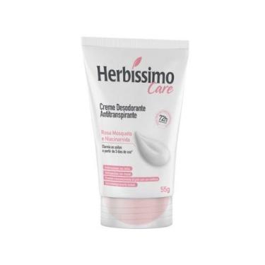 Imagem de Desodorante herbissimo antitranspirante bisnaga 55g rosa mosqueta niac