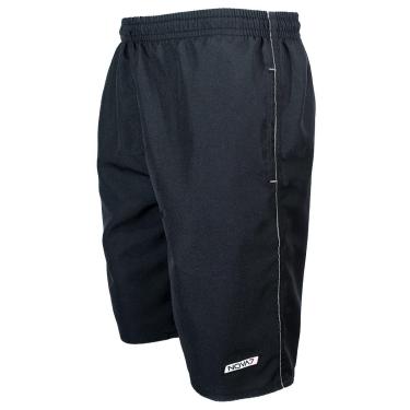 Imagem de Bermuda Calção Short Tactel Cordão Elástico Bolsos Masculino Listras Academia-Masculino