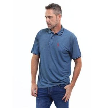 Imagem de Camisa Polo Plus Masculina Piquet Algodão Casual-Masculino