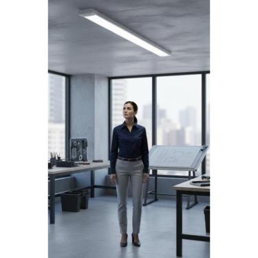 Imagem de Luminária LED Slim Batten 36W 120cm Branco Frio Bivolt - Congratulatio
