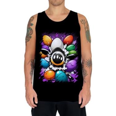 Imagem de Camiseta Regata de Ovos de Páscoa Artísticos 12 - Kasubeck Store, Baby