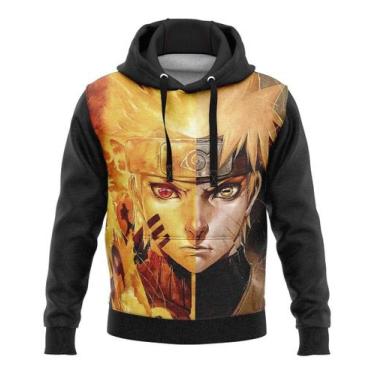 Imagem de Blusa Moletom Naruto Shippuden Agasalho De Frio Animes - Hella Store, 