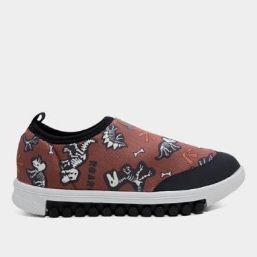 Imagem de Tênis Infantil Bibi Roller Menino, Marrom, 27