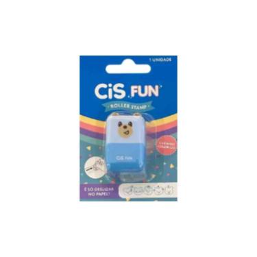 Imagem de Carimbo Roller CIS Roller Stamp Fun Ursinho com Estampa de Animais Fofinhos para Agendas, Planners e Scrapbook