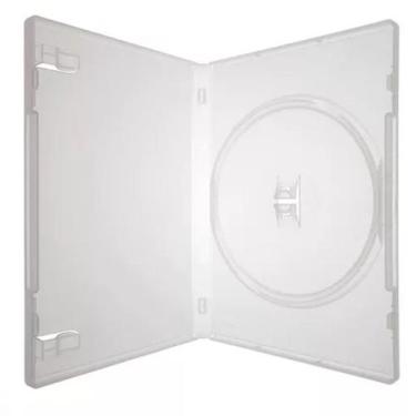 Imagem de 10 Unid Box Dvd - Capa Transparente Tradicional - Resistente - Levox