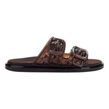 Imagem de SANDALIA MELISSA POSSESSION SLIP FEMININA MARROM-Feminino