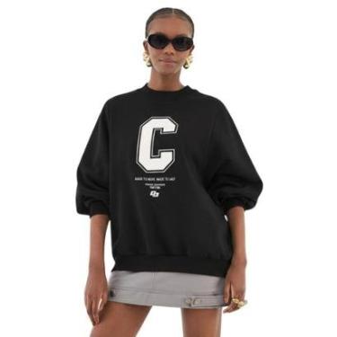 Imagem de Moletom Colcci Feminino Comfort Com Estampa-Feminino