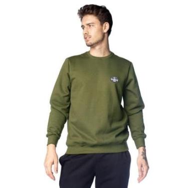 Imagem de Moletom Masculino Over Surf Básico Verde Escuro-Masculino