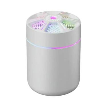 Imagem de Umidificador De Ar Portátil Mini LED Colorido, Difusor De Óleos Essenc