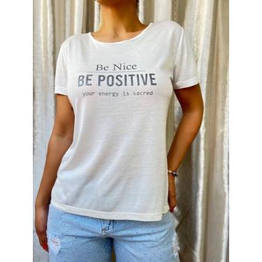 Imagem de Camiseta Feminina Estampa Sortida Básica Dia a Dia Toque Macio - Per T