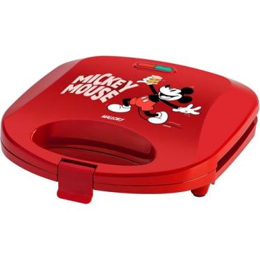 Imagem de Sanduicheira Mallory Mickey Mouse Funny Plates 127V Vermelha, 110V