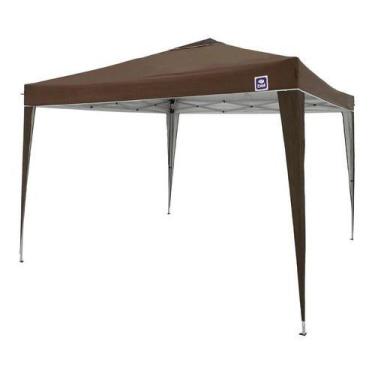 Imagem de Tenda Praia Sanfonada Gazebo 3x3 Articulado Pé Aluminio - Fratelli Fer