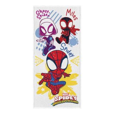 Imagem de Toalha De Banho Infantil Felpuda Spidey Amazing Friends - Lepper