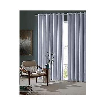 Imagem de Cortina Bella Janela 100% Blackout Tecido Comfort Natural 540x250 cm