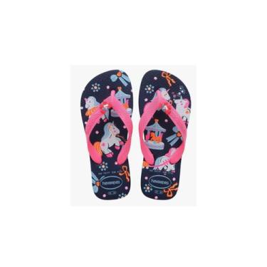 Imagem de Chinelo Havaianas Infantil Fantasy 022262 Cor:RosaTamanho:36, Rosa, 34