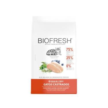 Imagem de Ração Seca Biofresh Frango Para Gatos Adultos Castrados - 7.5kg - Brf