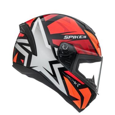 Imagem de Capacete Moto Masculino Feminino Peels Spike 2 1ST, Preto Brilhante Ve