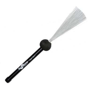 Imagem de Baqueta Vassourinha Aço Retrátil Para Cajon Brush Spanking