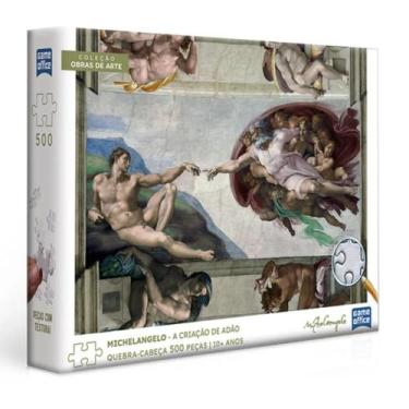 Imagem de Quebra-Cabeça 500 Pcs A Criação De Adão - Toyster 003234